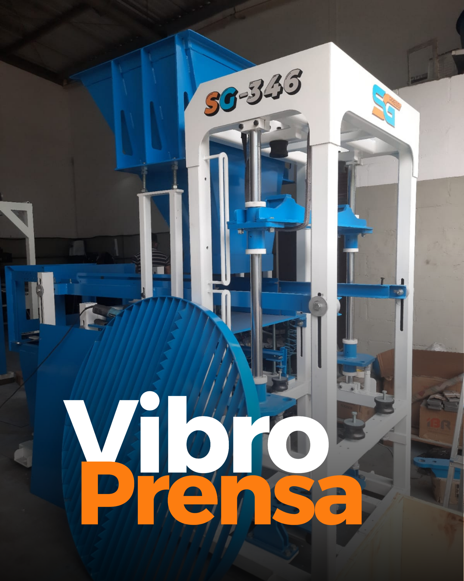 Máquina Vibro-Prensa Automática SG-346
